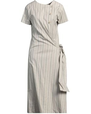 Y's Yohji Yamamoto Midi Dress Cotton - Grey