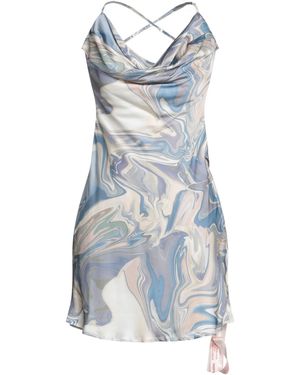 LA SEMAINE Paris Mini Dress - Blue