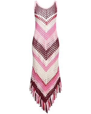 Dodo Bar Or Vestido midi - Rosa