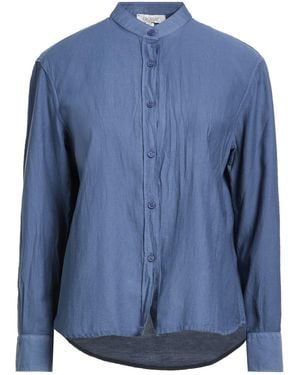 Crossley Slate Shirt Cotton, Silk - Blue