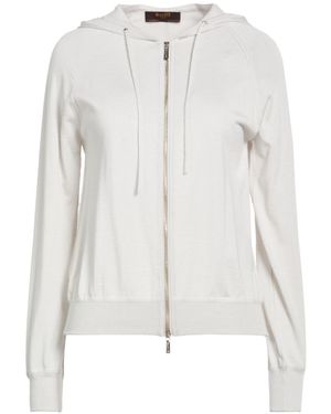 Moorer Light Cardigan Wool, Silk, Cashmere - White