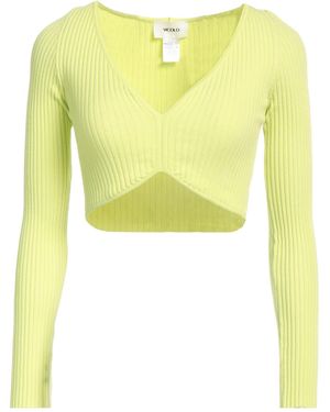 ViCOLO Lime Sweater Viscose, Polyester - Yellow