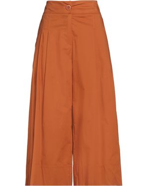 Siste's Rust Pants Cotton, Elastane - Orange