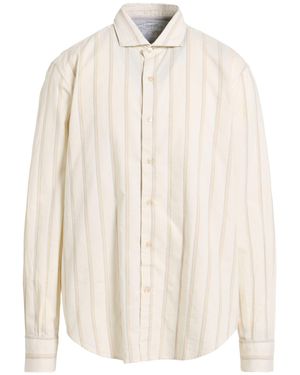 Eleventy Cream Shirt Cotton - White