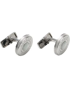 dunhill Cufflinks And Tie Clips Steel - Metallic