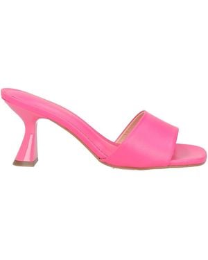 Miss Unique Sandals Leather - Pink