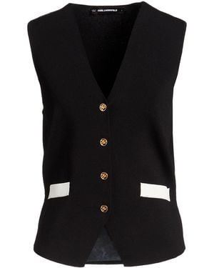 KARL LAGERFELD Waistcoat - Black
