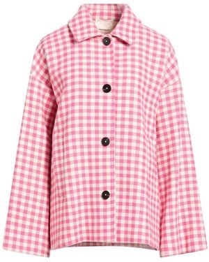 Montedoro Fuchsia Coat Wool, Polyamide - Pink