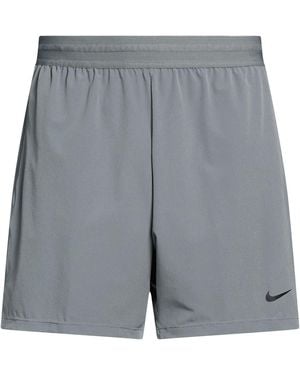 Nike Shorts & Bermuda Shorts Polyester, Elastane - Gray