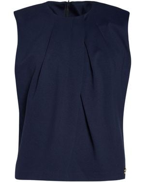 CafeNoir Top Viscose, Nylon, Elastane - Blue