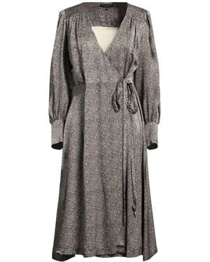 Brian Dales Midi Dress Viscose - Gray