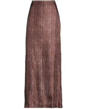 Alysi Maxi Skirts - Brown