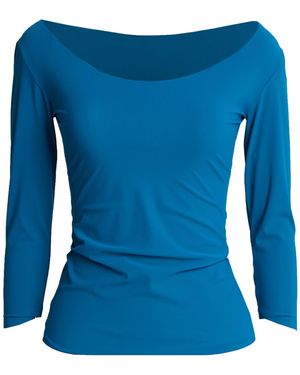 La Petite Robe Di Chiara Boni Deep T-Shirt Polyamide, Elastane - Blue