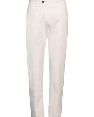 Yan Simmon Ivory Trousers Cotton, Nylon, Elastane - White
