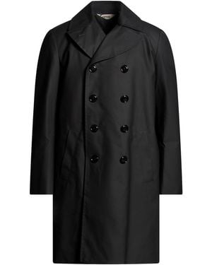 Aspesi Overcoat & Trench Coat Polyester, Cotton - Black