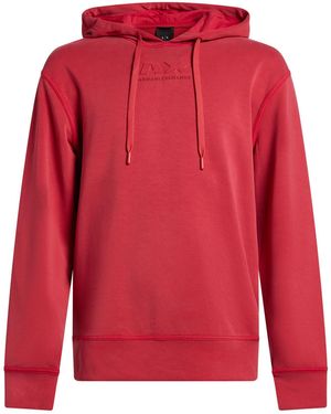ARMANI EXCHANGE Sweatshirt Modal, Polyester, Elastane - Red