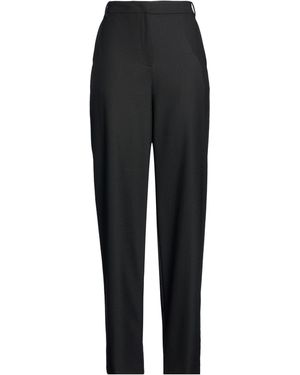 Patrizia Pepe Trousers Polyester, Virgin Wool, Elastane - Black