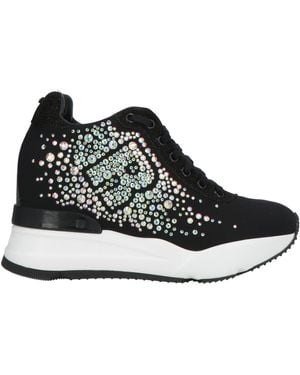 Rucoline Trainers Textile Fibres, Leather - Black