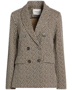 Ottod'Ame Caring Blazer Polyester, Viscose, Polyamide, Elastane - Brown