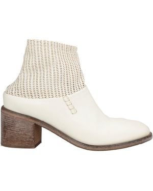 Moma Ankle Boots Leather - Natural