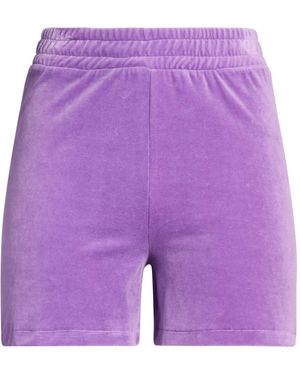 hinnominate Mauve Shorts & Bermuda Shorts Cotton, Elastane - Purple