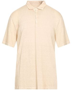 120% Lino Polo Shirt - Natural