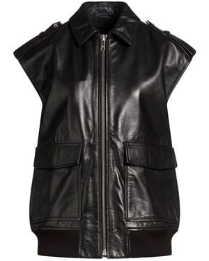 Anine Bing Vest Lambskin - Black