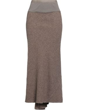 Rick Owens Jupe Longue - Marron