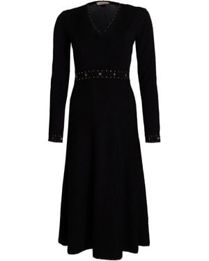 Twinset Midi-Kleid - Schwarz