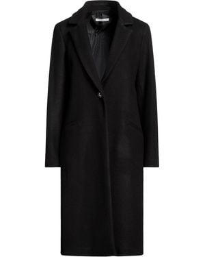 Biancoghiaccio Coat Acrylic, Polyester, Wool - Black