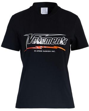 Vetements T-Shirt - Black