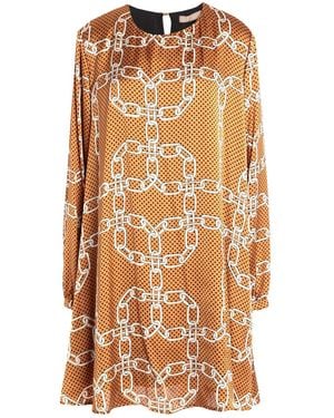 Fly Girl Mini Dress Polyester - Brown