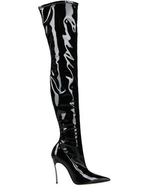 Casadei Boot Leather - Black