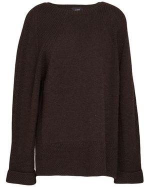 Alpha Studio Dark Sweater Wool, Viscose, Polyamide, Cashmere - Brown