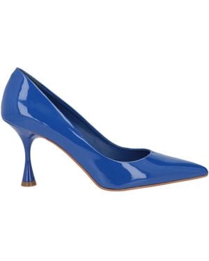 Ovyè Pumps Leather - Blue