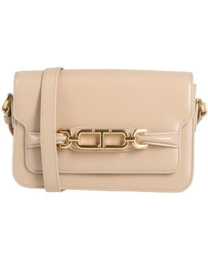 Tom Ford Cross-Body Bag Leather - Natural