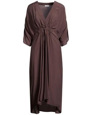 Ballantyne Midi Dress Viscose - Brown