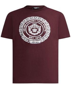 Versace T-Shirt Cotton - Red