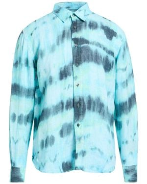 120% Lino Shirt Linen - Blue
