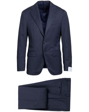 Caruso Suit Wool - Blue