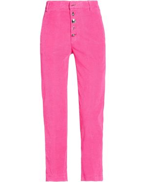 Dondup Pants Cotton, Lyocell, Elastane - Pink