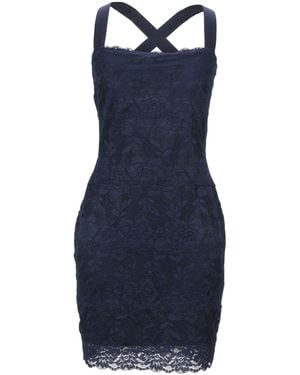 Guess Mini Dress Nylon, Elastane - Blue