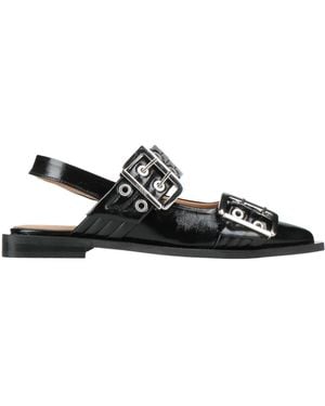 Ganni Ballet Flats - Black