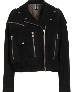 DFOUR® Jacket Leather - Black
