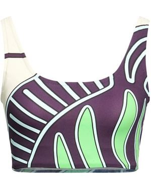 Tory Burch Top Tactel, Lycra, Nylon, Elastane - Blue
