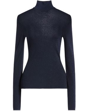 Self-Portrait Rollkragenpullover - Blau