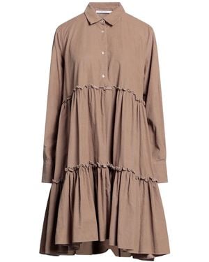 Aglini Midi Dress - Brown