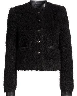Patrizia Pepe Shearling & Teddy - Black