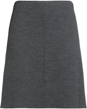 ROSSO35 Mini Skirt Virgin Wool, Polyamide - Grey
