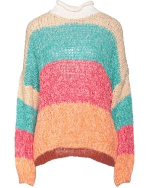 VANESSA SCOTT Cream Turtleneck Acrylic, Polyamide, Wool, Mohair Wool - White